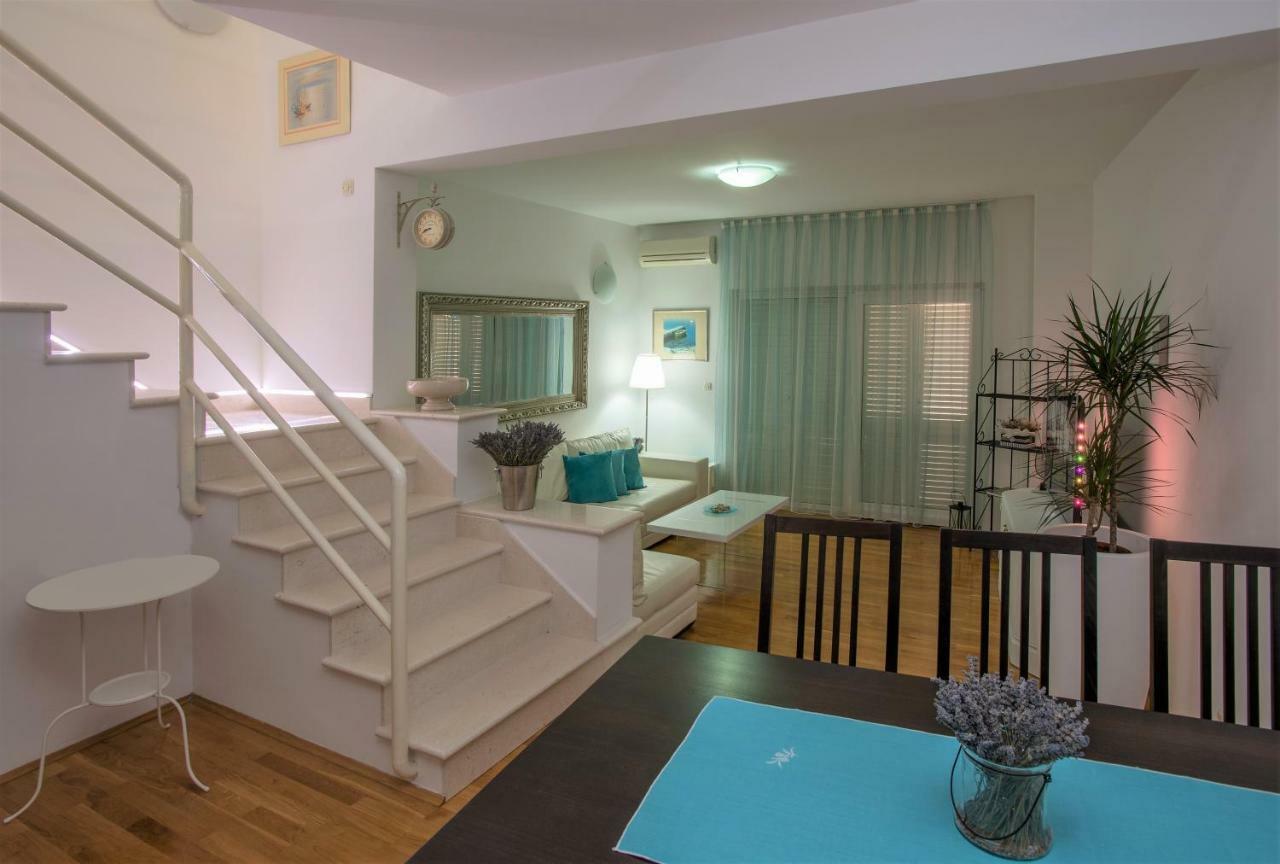 马卡尔斯卡Andor - Lux, Two Beautiful Terraces With Sea & Sunset View公寓 外观 照片